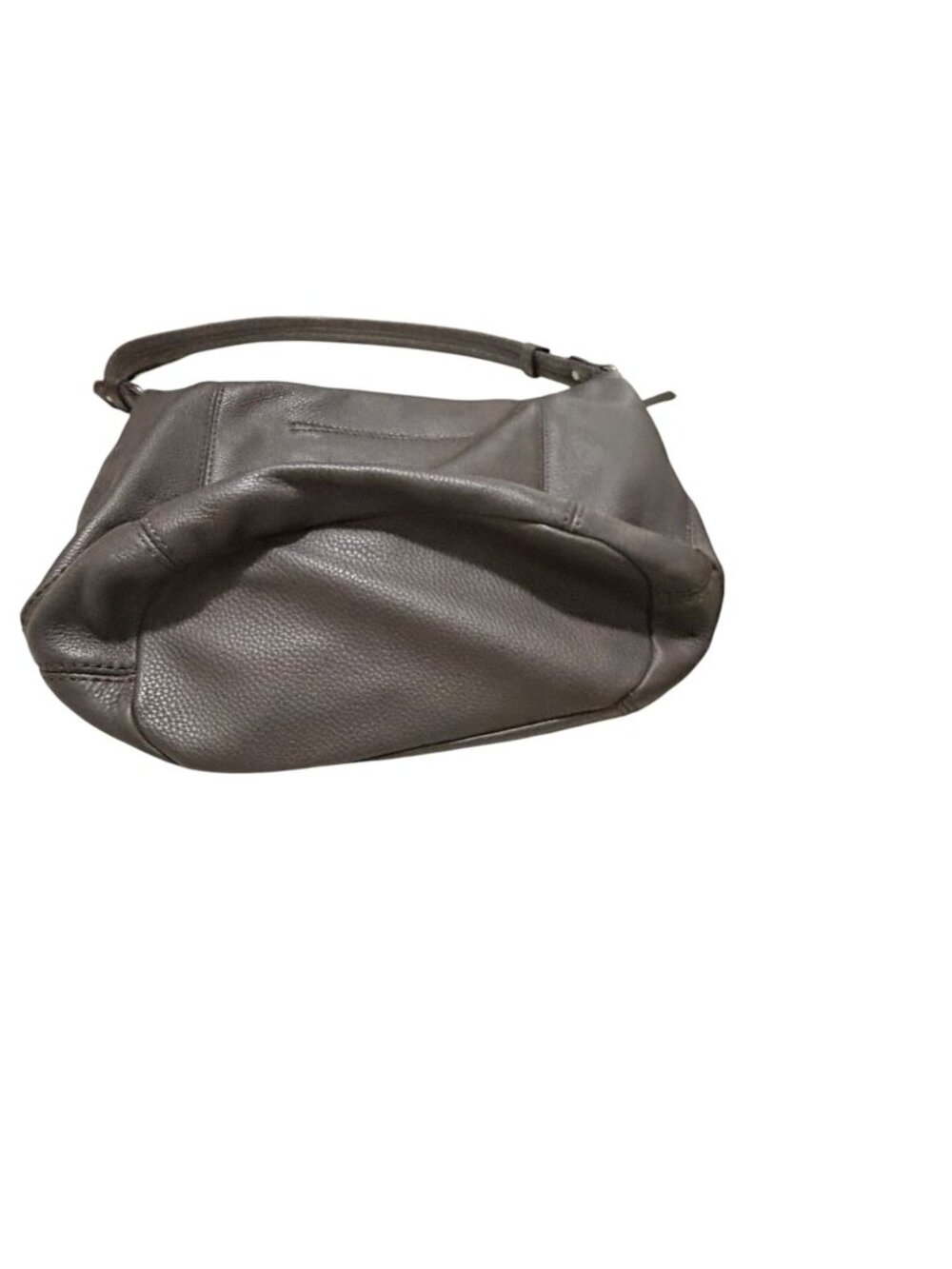 The Sak Slate Leather Sequoia Hobo Shoulder Bag Purse Zipper Closure - Picture 10 of 14